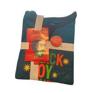 Kids' Joy Print Matching Family Pajama Set - Wondershop Blue size  8